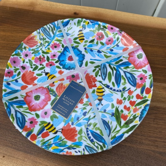 - Brand New Set Of 4 Dinner Plates 11” Multicolor. - Picture 6 of 6